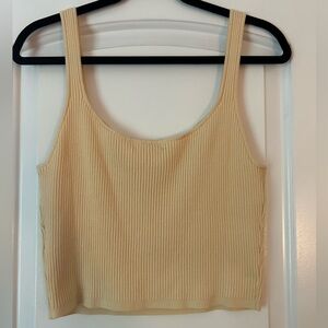 H&M Yellow Crop Top